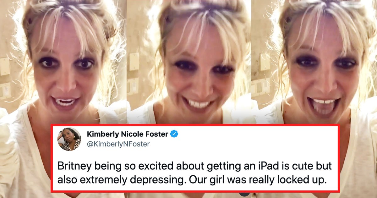 Britney Spears phá vỡ trái tim của Internet qua chiếc iPad mới của cô ấy