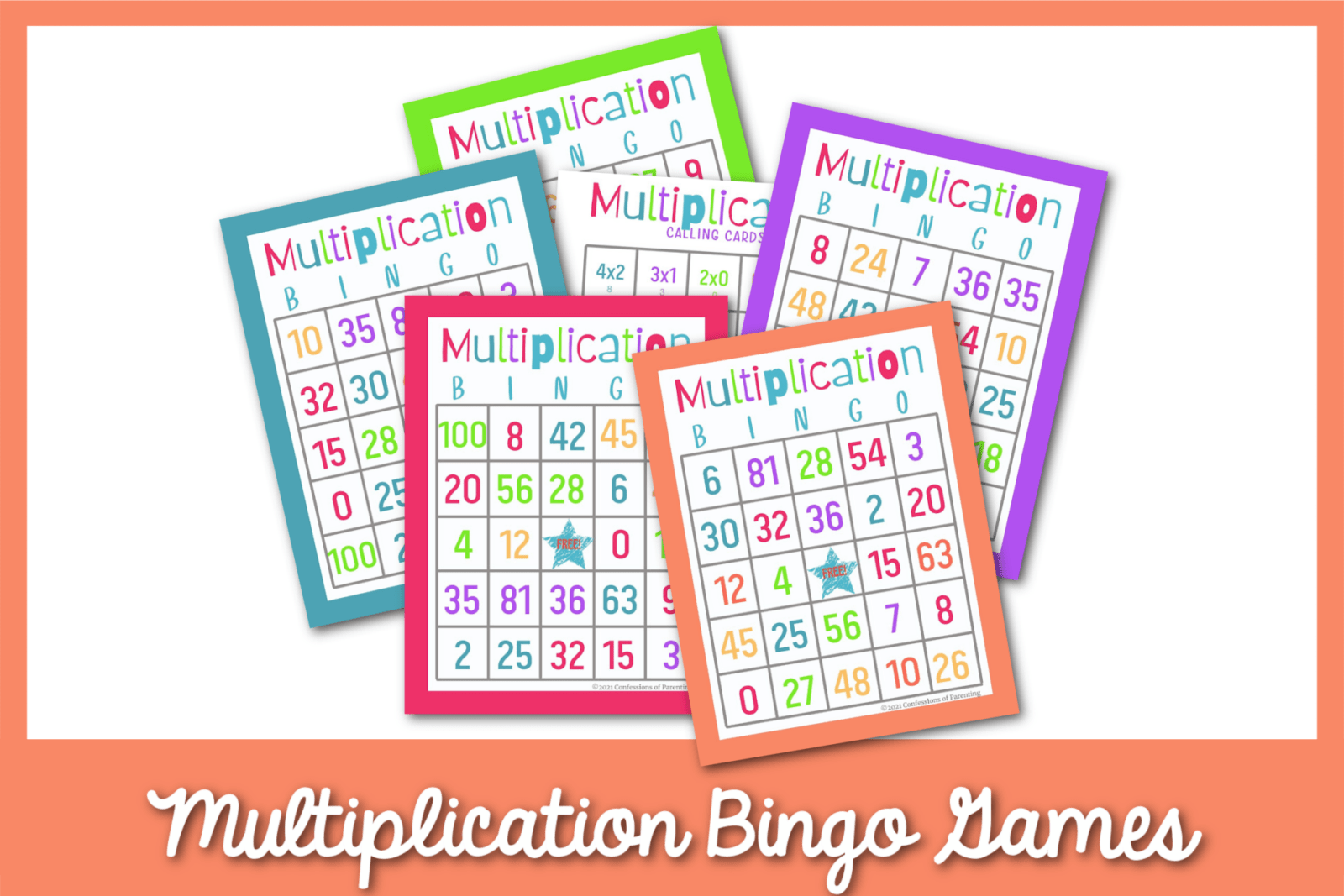 multiplication bingo games 1