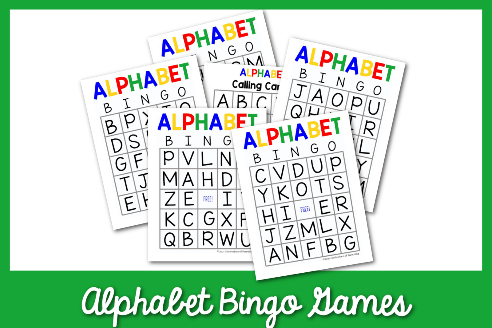 alphabet bingo games
