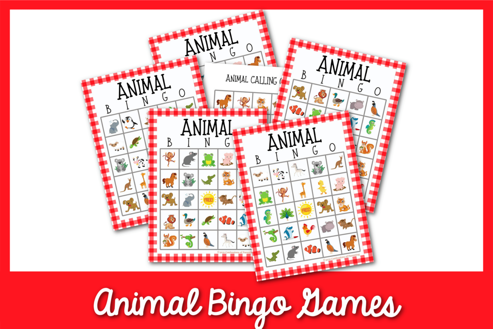 Trò chơi Bingo động vật miễn phí cho trẻ em