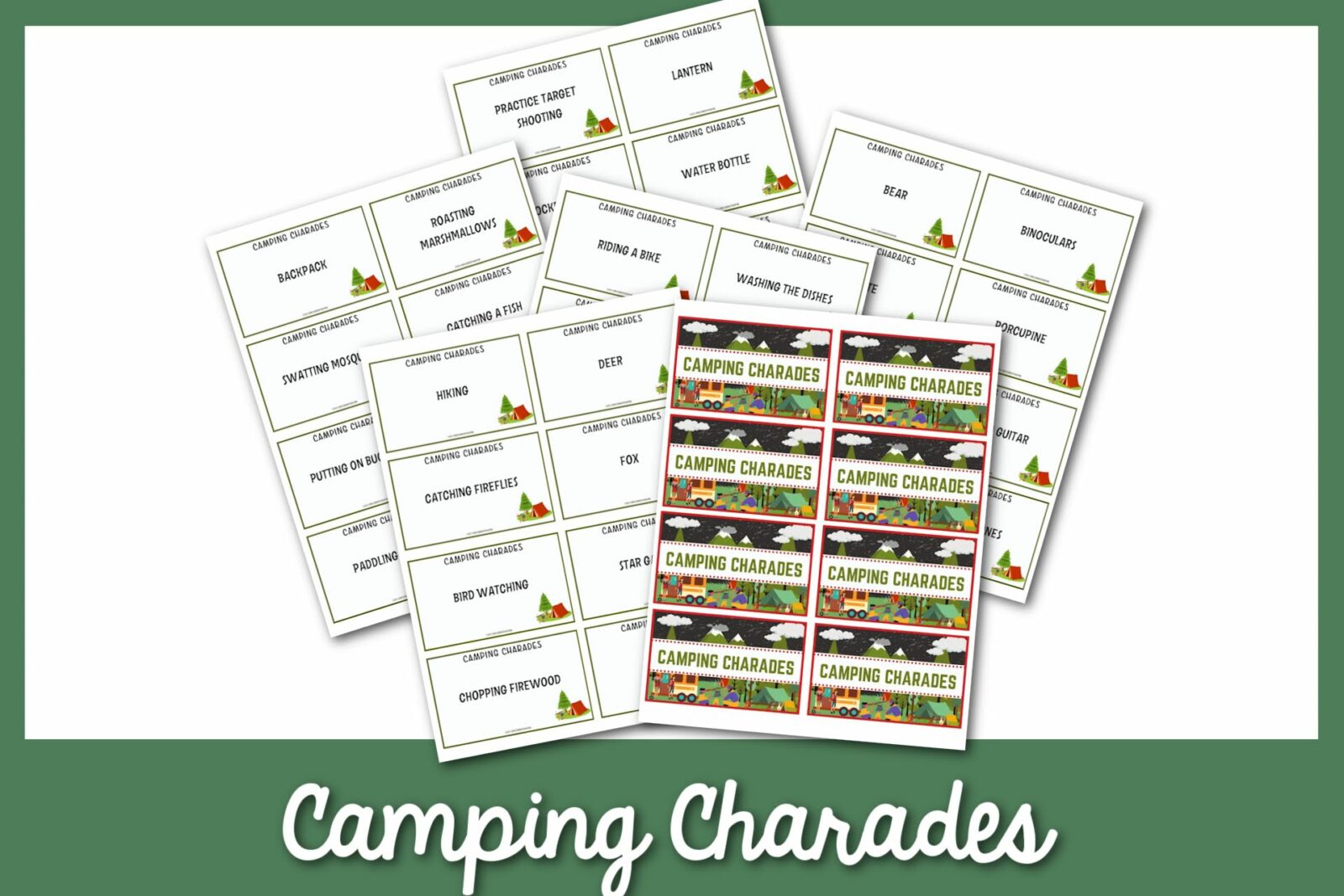 camping charades