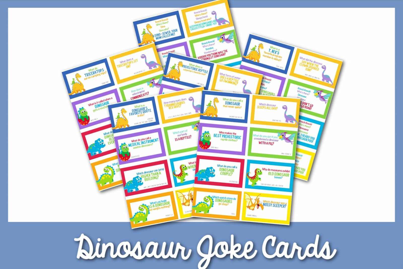 dinosaur joke cards 1