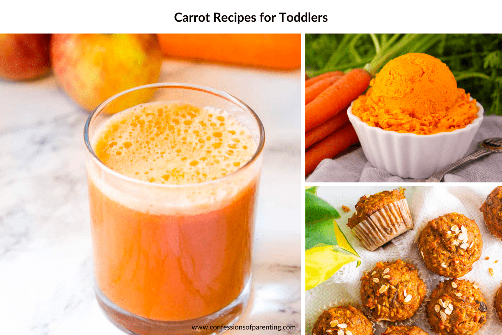 44 Công thức nấu ăn cà rốt cho trẻ mới biết đi mà chúng sẽ yêu thích!
