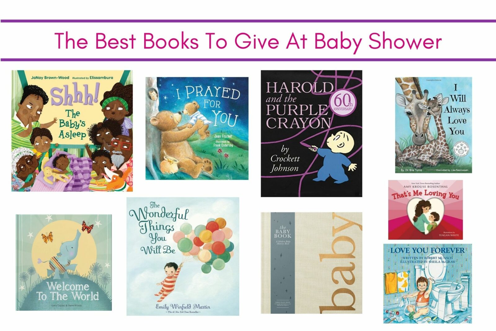 best books to give at baby shower