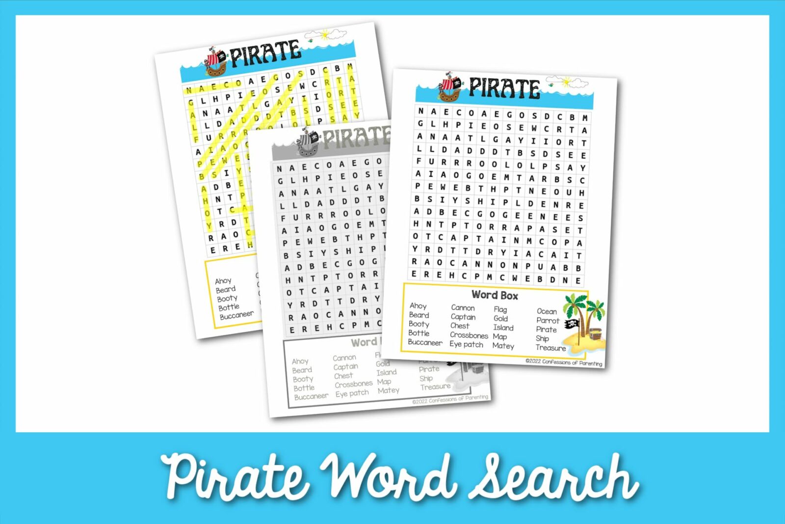 pirate word search 1