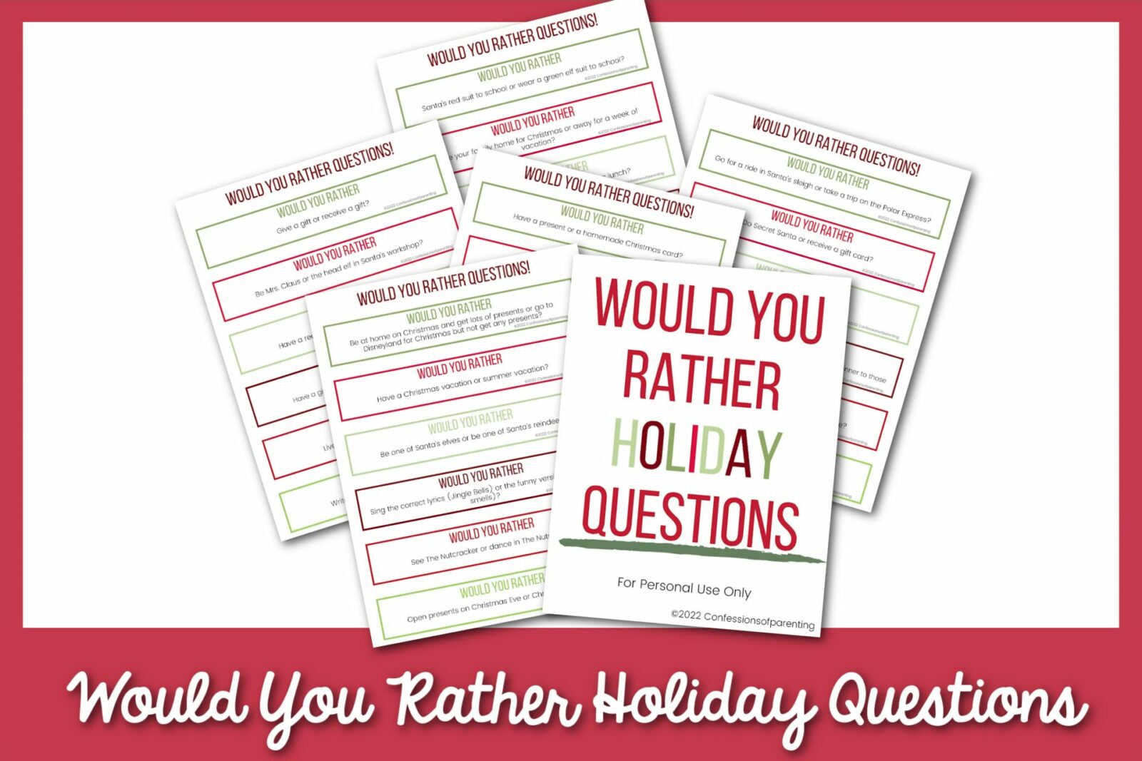 would you rather holiday 1
