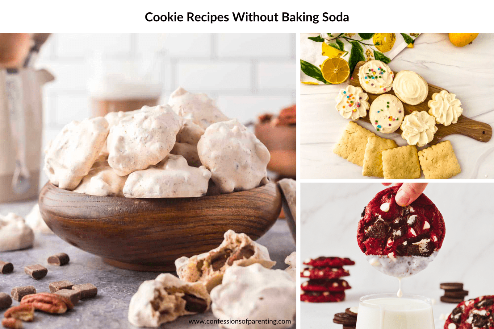 Cookie Recipes Without Baking Soda