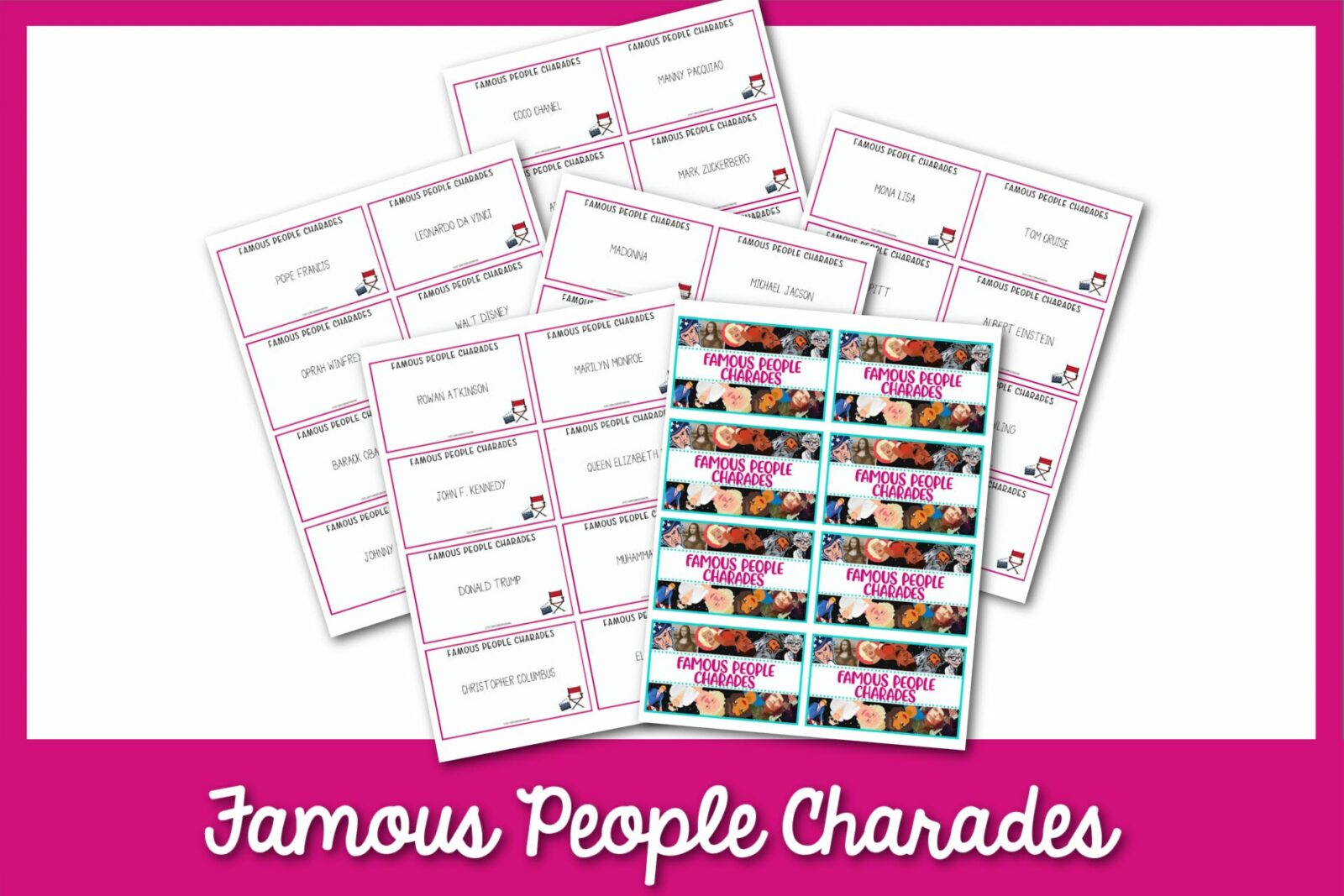 famous people charades 2