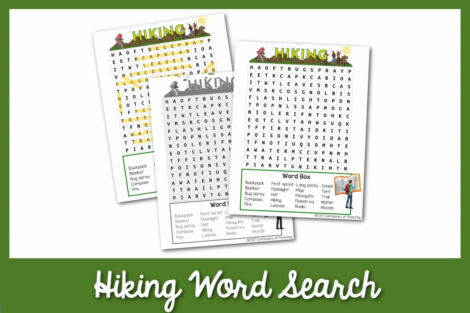 hiking word search 3