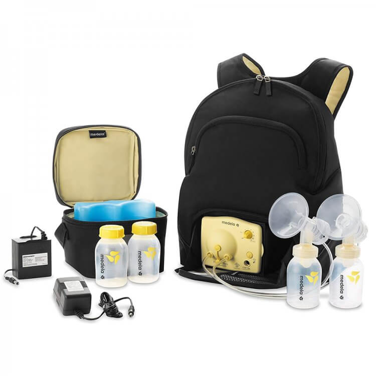Medela Pump in Style Backpack The Best Breast Pumps for Maximum Milk Output breastfeeding post by Mama Natural 750x750 1