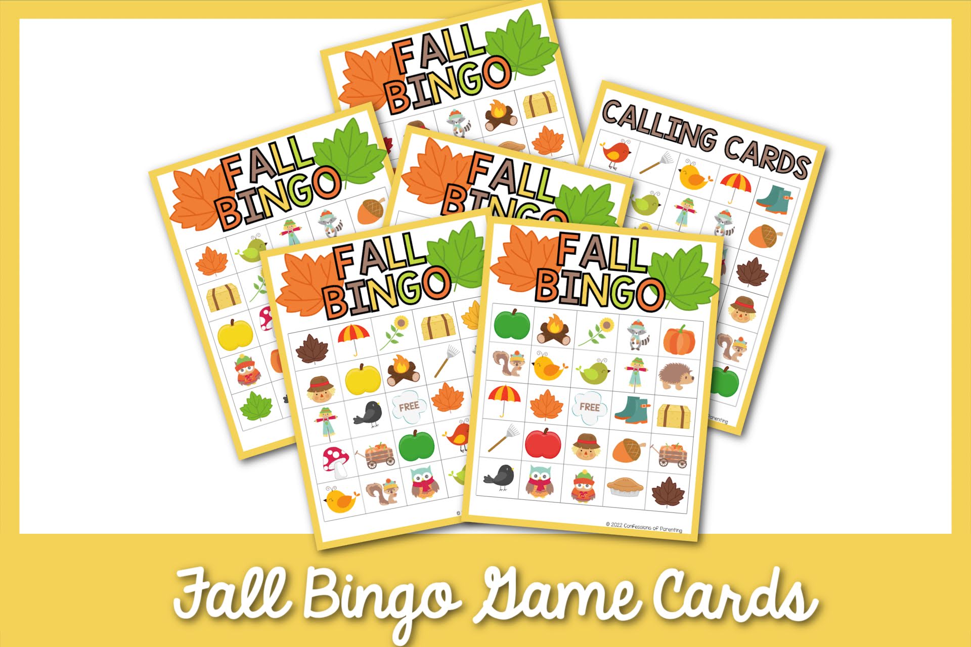 fall bingo game 2
