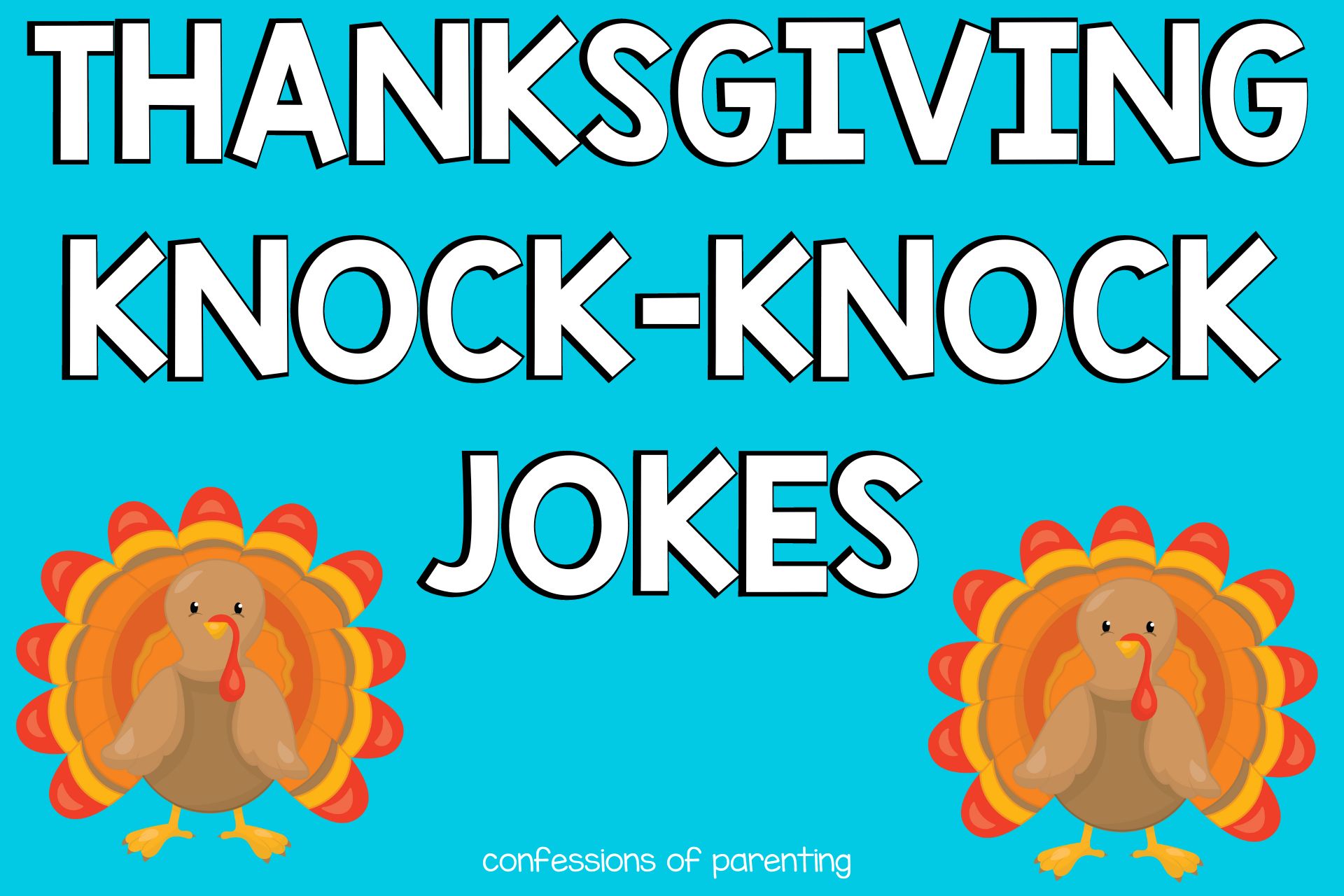 thanksgiving knock knock jokes