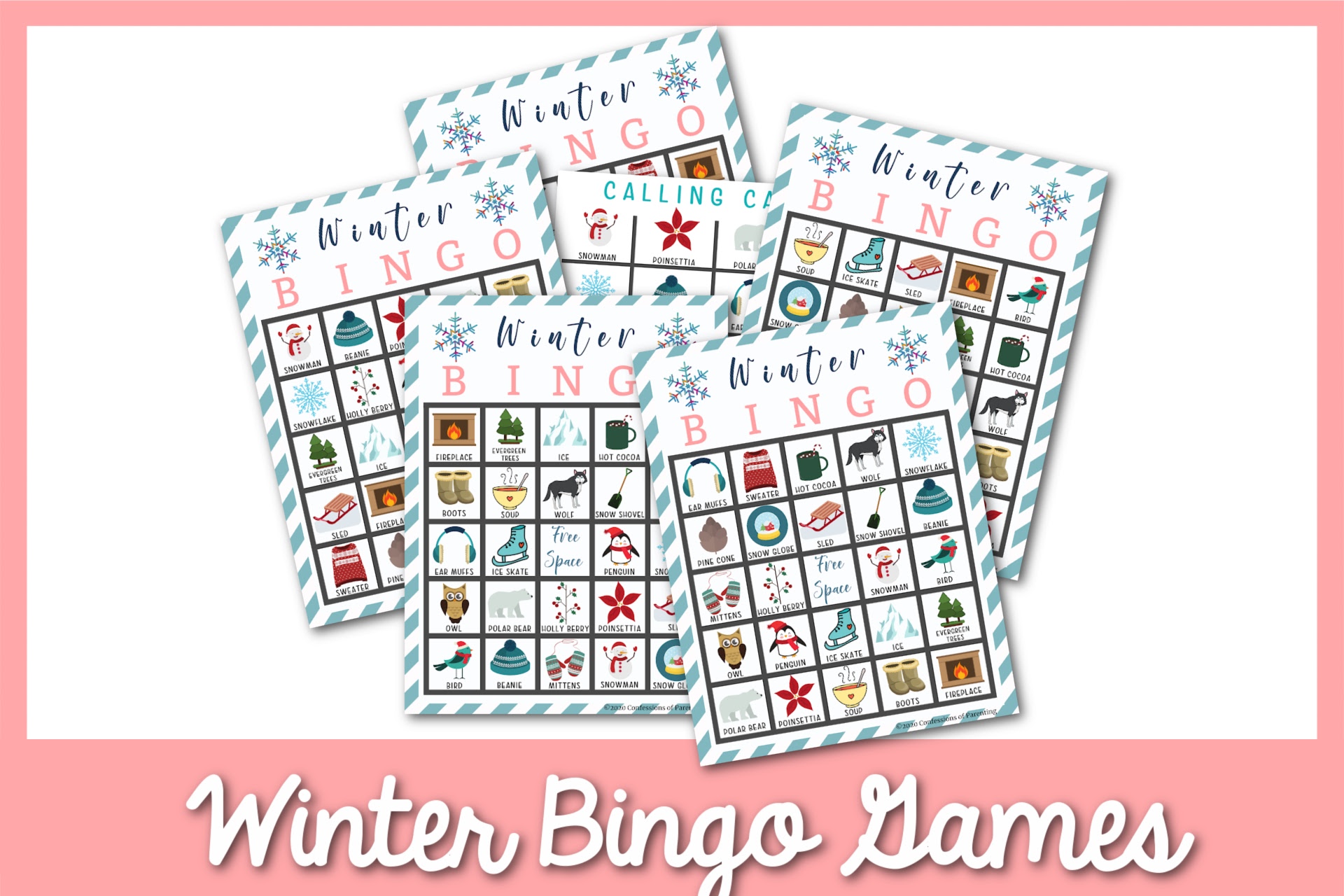 winter bingo games