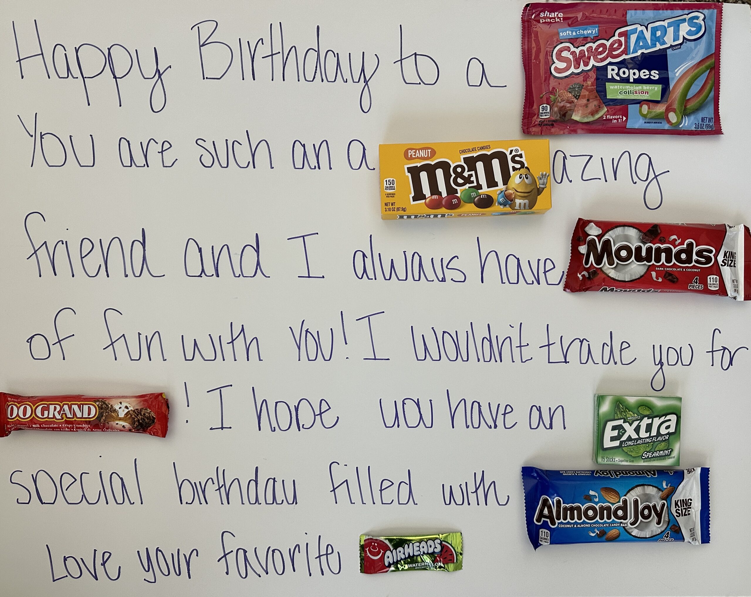 Ý tưởng áp phích kẹo sinh nhật hay nhất + Những câu nói có thể in được