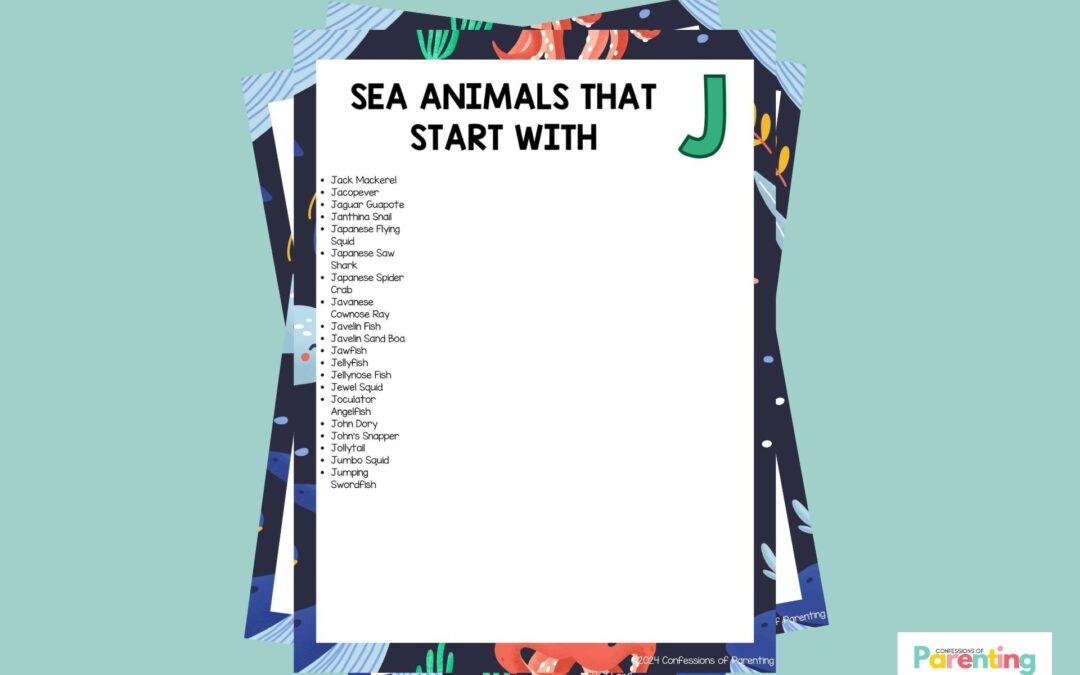 20 loài động vật biển vui nhộn bắt đầu bằng chữ J [Plus Facts]